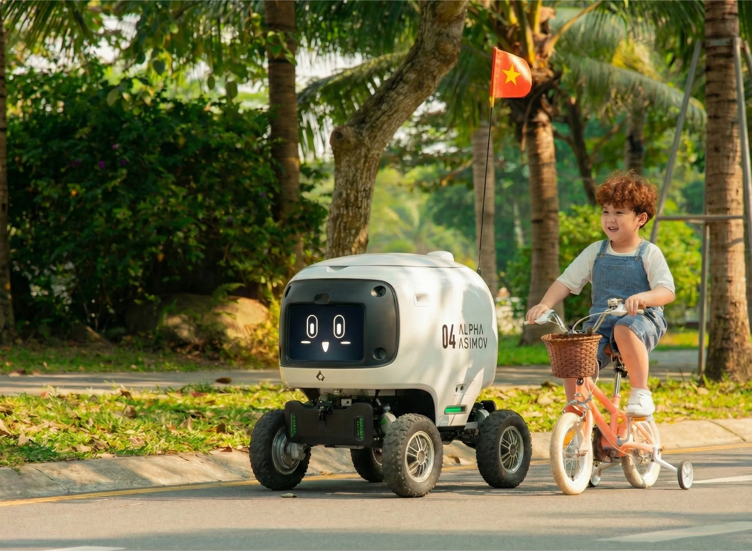Robot giao hàng tự hành Alpha Asimov
